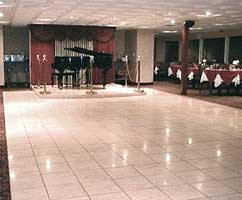 Amerevent's white marble dance floor rental. Best price GUARANTEE!